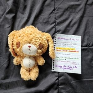 Official Sanrio Vintage Sugarbunnies Komugiusa Blue Tag Plush